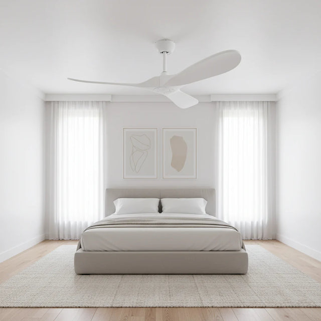 Sirocco | Ventilateur vintage blanc et ABS blanc